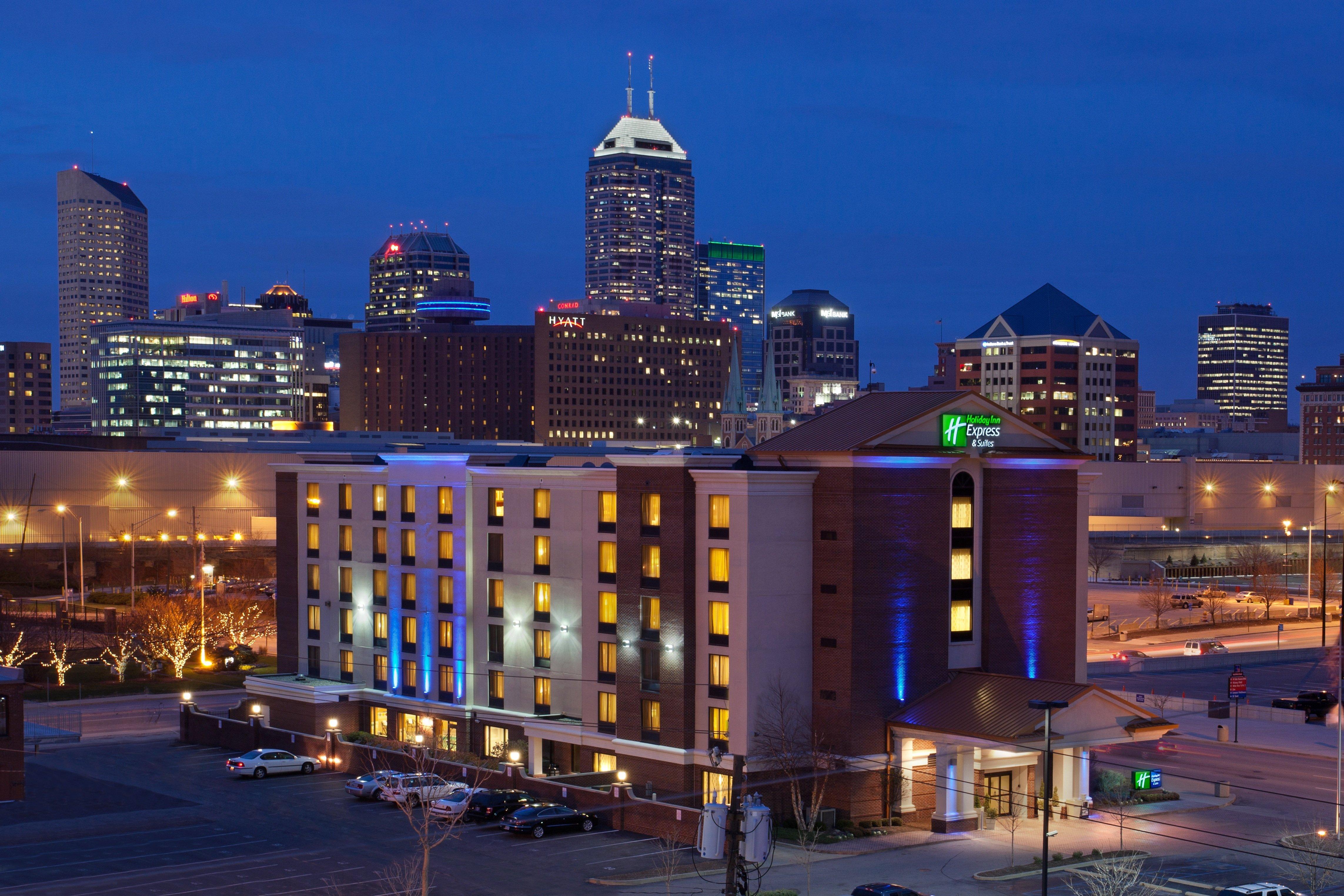 Holiday Inn Express Hotel & Suites Indianapolis Dtn-Conv Ctr By Ihg Exterior foto